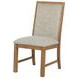 Bruner Oatmeal Upholstered Side Chair Set Of 2