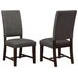 Townsend Warm Grey Upholstered Parson Chair Set of 2