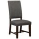 Townsend Warm Grey Upholstered Parson Chair Set of 2