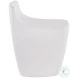 Ledger White Outdoor Dining Chair