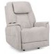 Zecliner Model 3+ Ceramic Gray Performance Fabric Zero Gravity Rocker Power Sleep Recliner with USB Charging and LED