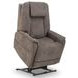 Zecliner Model 3+ Umber Gray Performance Fabric Zero Gravity Power Lift Sleep Recliner with USB Charging and LED