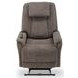 Zecliner Model 3+ Umber Gray Performance Fabric Zero Gravity Power Lift Sleep Recliner with USB Charging and LED