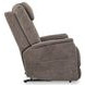 Zecliner Model 3+ Umber Gray Performance Fabric Zero Gravity Power Lift Sleep Recliner with USB Charging and LED