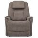 Zecliner Model 3+ Umber Gray Performance Fabric Zero Gravity Power Lift Sleep Recliner with USB Charging and LED