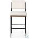 Benton Fayette Cloud Performance Fabric Bar Stool