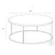 Enya Gunmetal And Brass Coffee Table