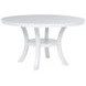 Judd Pearl White 54" Round Dining Table