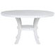 Judd Pearl White 54" Round Dining Table