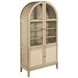 Kailani Beige Oak Vitrine Cabinet