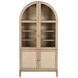 Kailani Beige Oak Vitrine Cabinet