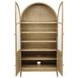 Kailani Beige Oak Vitrine Cabinet
