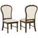 Landon Rich Brown Upholstered Side Chair Set Of 2