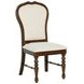 Landon Rich Brown Upholstered Side Chair Set Of 2