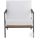 Nirelle Stinson White Outdoor Arm Chair