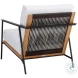Nirelle Stinson White Outdoor Arm Chair