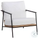 Nirelle Stinson White Outdoor Arm Chair