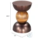 Tripoli Bronze Side Table