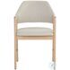 Milton Mina Ivory Dining Arm Chair
