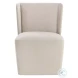 Ardent Prosecco Piccolo Performance Fabric Wheeled Dining Chair