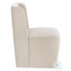 Ardent Prosecco Piccolo Performance Fabric Wheeled Dining Chair
