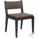Roxas Brown Dining Chair Set Of 2