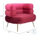Arish Red Accent Chair