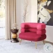 Arish Red Accent Chair