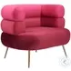 Arish Red Accent Chair