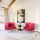 Arish Red Accent Chair