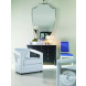 Shield Polished Brass Mirror