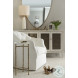 Mingus Acrylic And Aged Patina Cast Bronze Accent Table