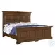 Heritage Amish Cherry Queen Mansion Bed