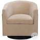Hanko Golden Beige Swivel Chair