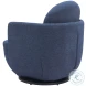 Bant Blue Swivel Chair
