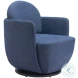 Bant Blue Swivel Chair