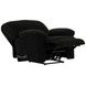Comet Black Rocker Recliner