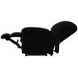 Comet Black Rocker Recliner