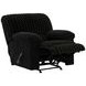 Comet Black Lay Flat Reclining Living Room Set