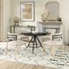 Equinox Oyster Gray Upholstered Dining Chair Set of 2