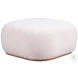Azua Cream Ottoman