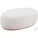 Amber Cream Ottoman