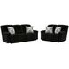 Comet Black Lay Flat Reclining Living Room Set