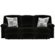 Comet Black Lay Flat Reclining Living Room Set