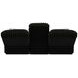 Comet Black 85" Lay Flat Reclining Sofa