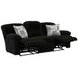 Comet Black 85" Lay Flat Reclining Sofa