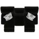 Comet Black 85" Lay Flat Reclining Sofa