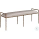 Esai Zenith Taupe Gray Bench