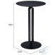 Derry Black Counter Height Dining Table