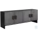 Viserys Antique Silver And Black Sideboard